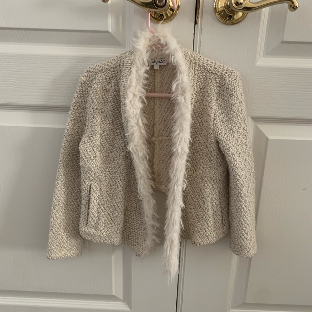 Toddler Splendid Tweed sweater/blazer. 4T